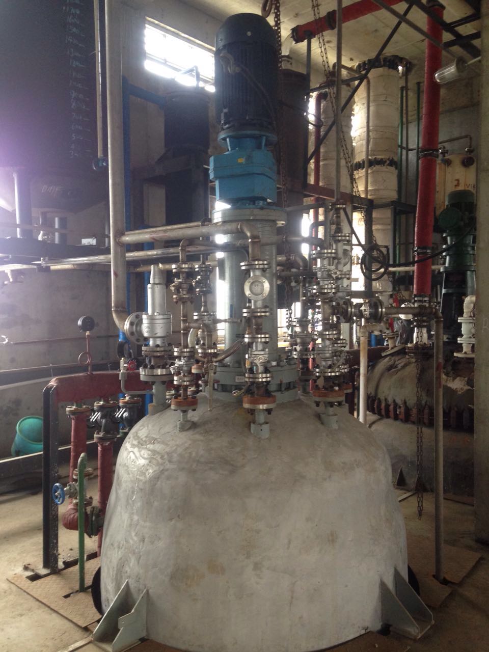 湖南岳阳3000L反应釜的调试